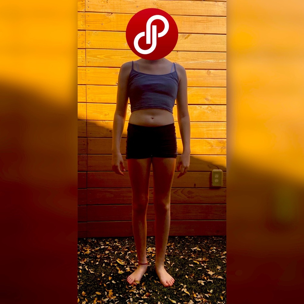 Brandy Melville Dark Blue Crop Top